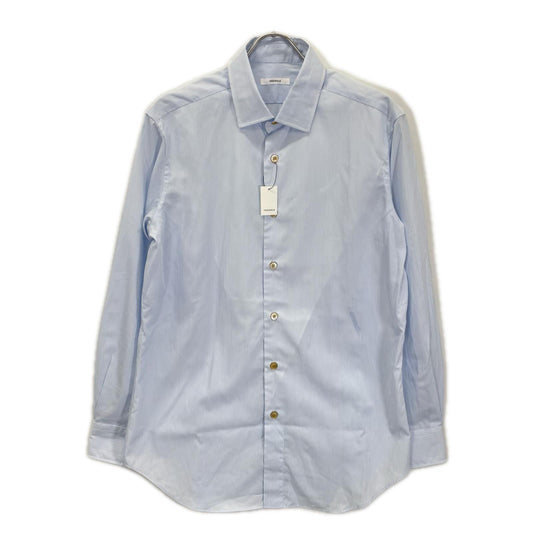 THE SOLE Cotton Striped Long Sleeve Shirt Blue Size 41