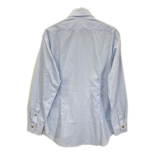 THE SOLE Cotton Striped Long Sleeve Shirt Blue Size 41
