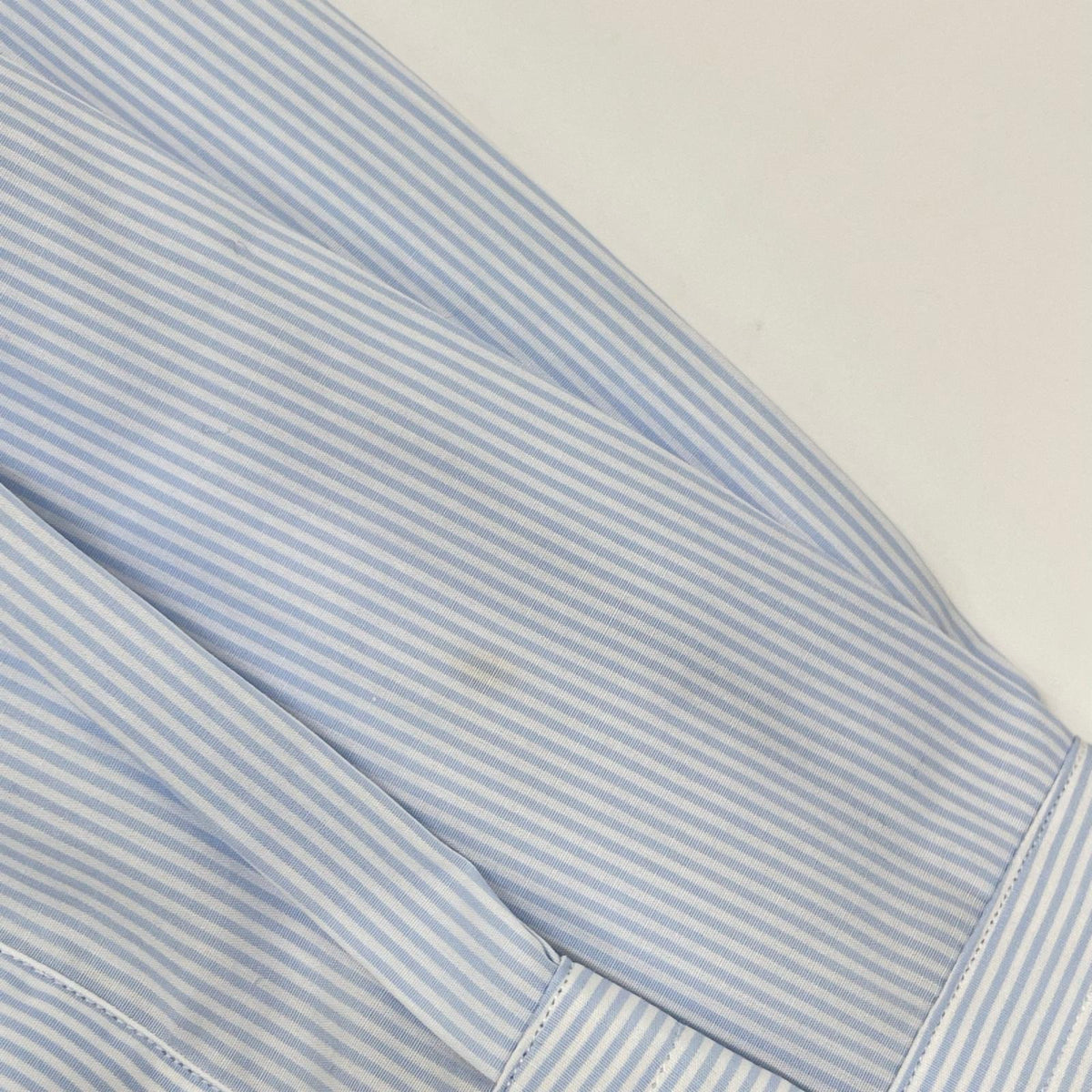 THE SOLE Cotton Striped Long Sleeve Shirt Blue Size 41
