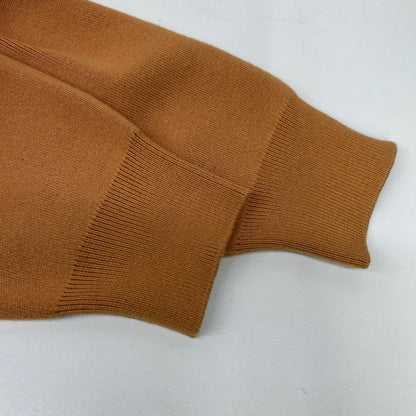 CABaN Cotton Cashmere Blend Zip Up Camel Brown Size M