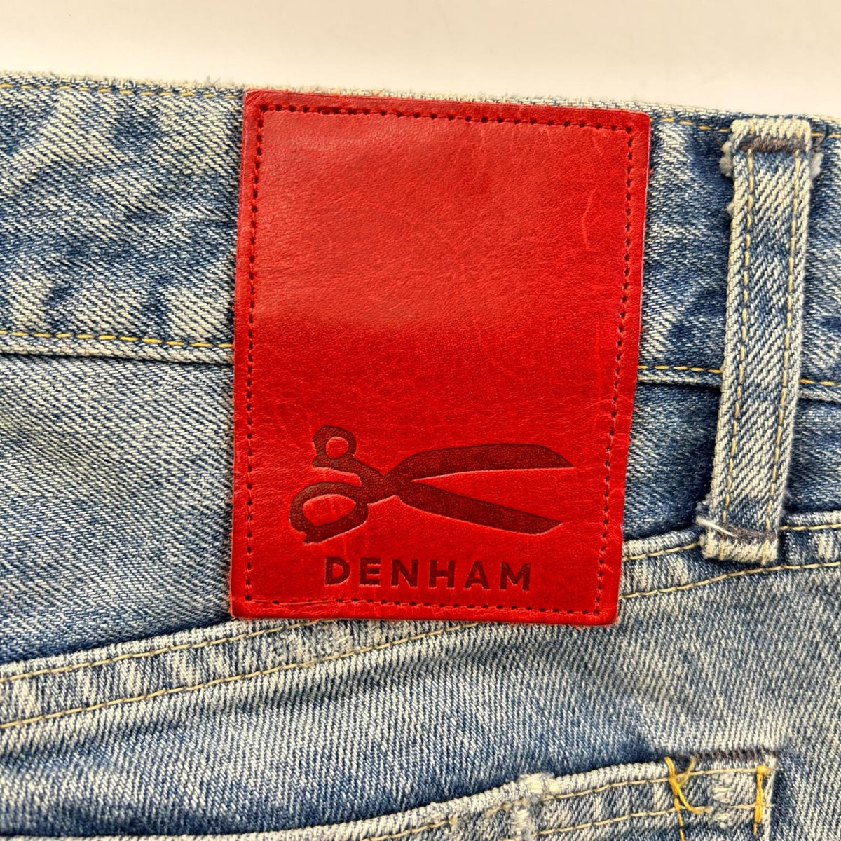 DENHAM Japan Artisan Sashiko Damage Pants Size W27 L32