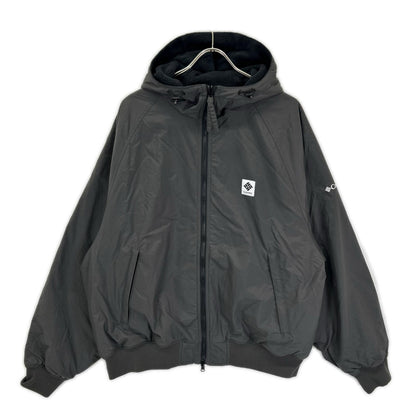 Columbia Nylon Boa Reversible Hooded Jacket Gray Size L
