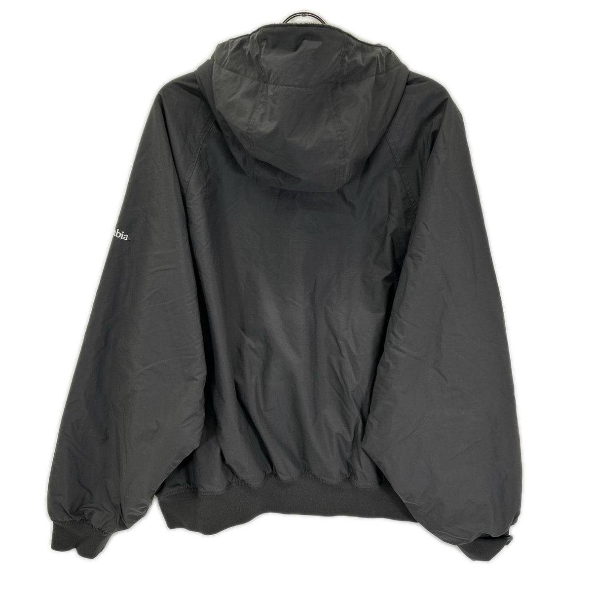 Columbia Nylon Boa Reversible Hooded Jacket Gray Size L