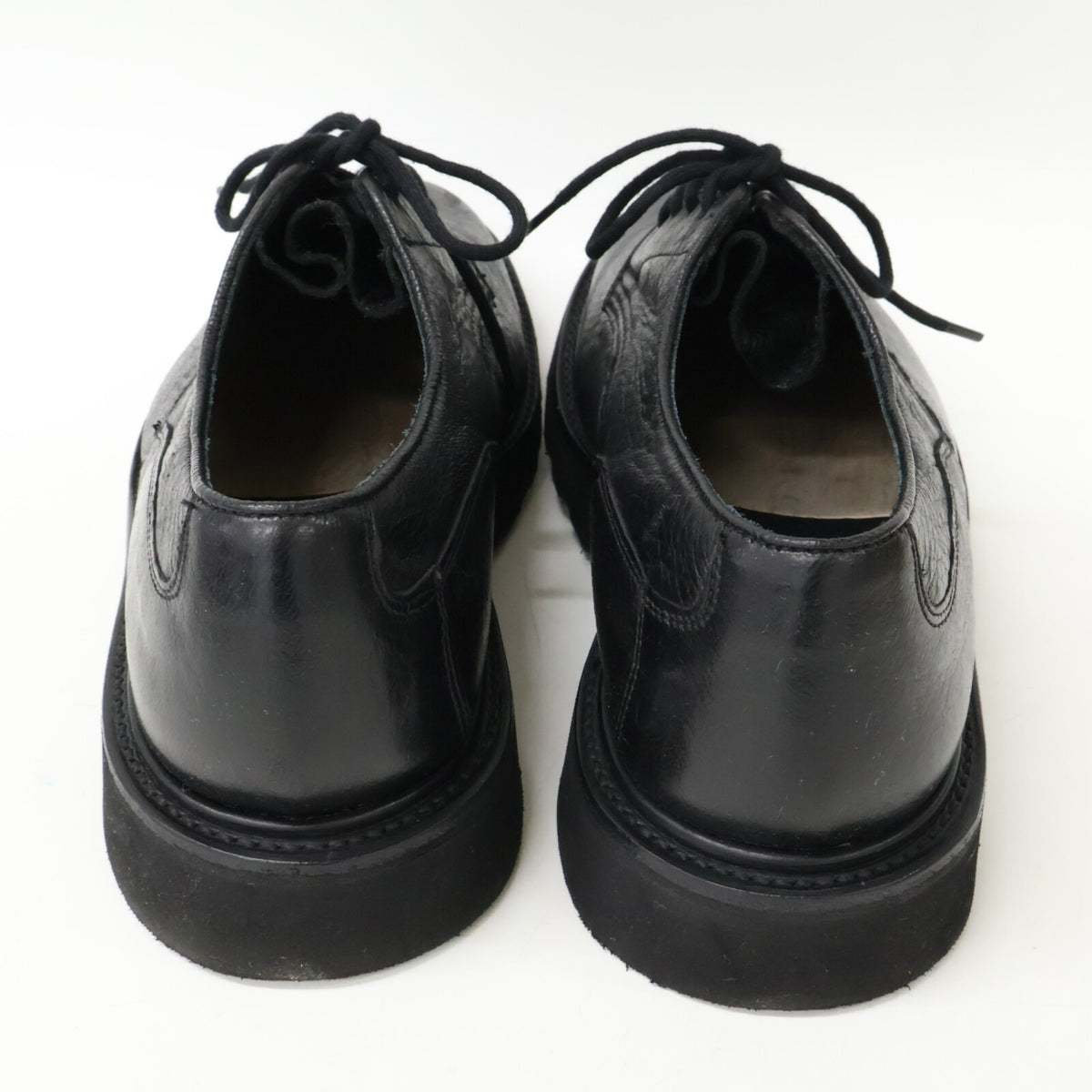 Tricker's Woodstock Morflex Deerskin Shoes Black Size UK 7.5