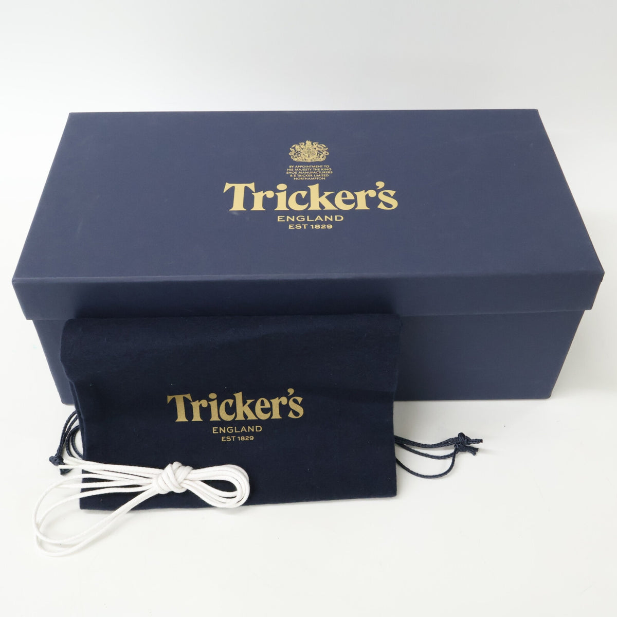 Tricker's Woodstock Morflex Deerskin Shoes Black Size UK 7.5