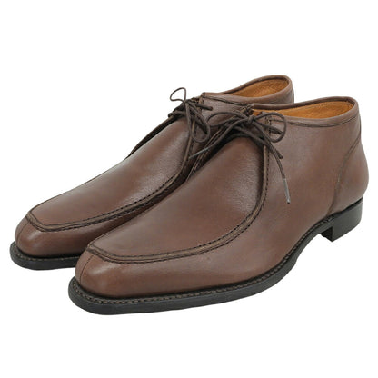 SCOTCH GRAIN Leather U-Tip Chukka Boots Brown Size 25 1/2