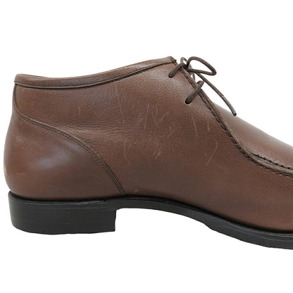SCOTCH GRAIN Leather U-Tip Chukka Boots Brown Size 25 1/2