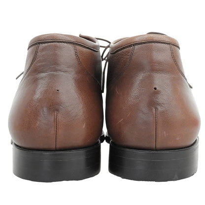 SCOTCH GRAIN Leather U-Tip Chukka Boots Brown Size 25 1/2