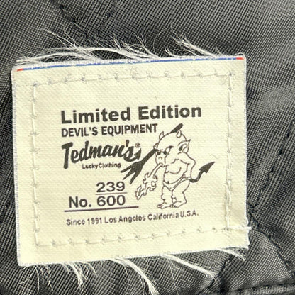TEDMAN x Limited Edition TDJ Varsity Jacket Wool Blue Demon Size 40