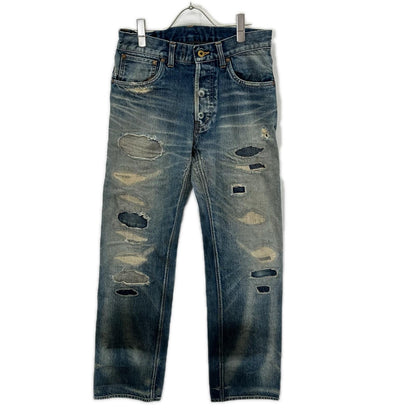 GLADHAND Gladden Selvedge Distressed Jeans Indigo Size 30
