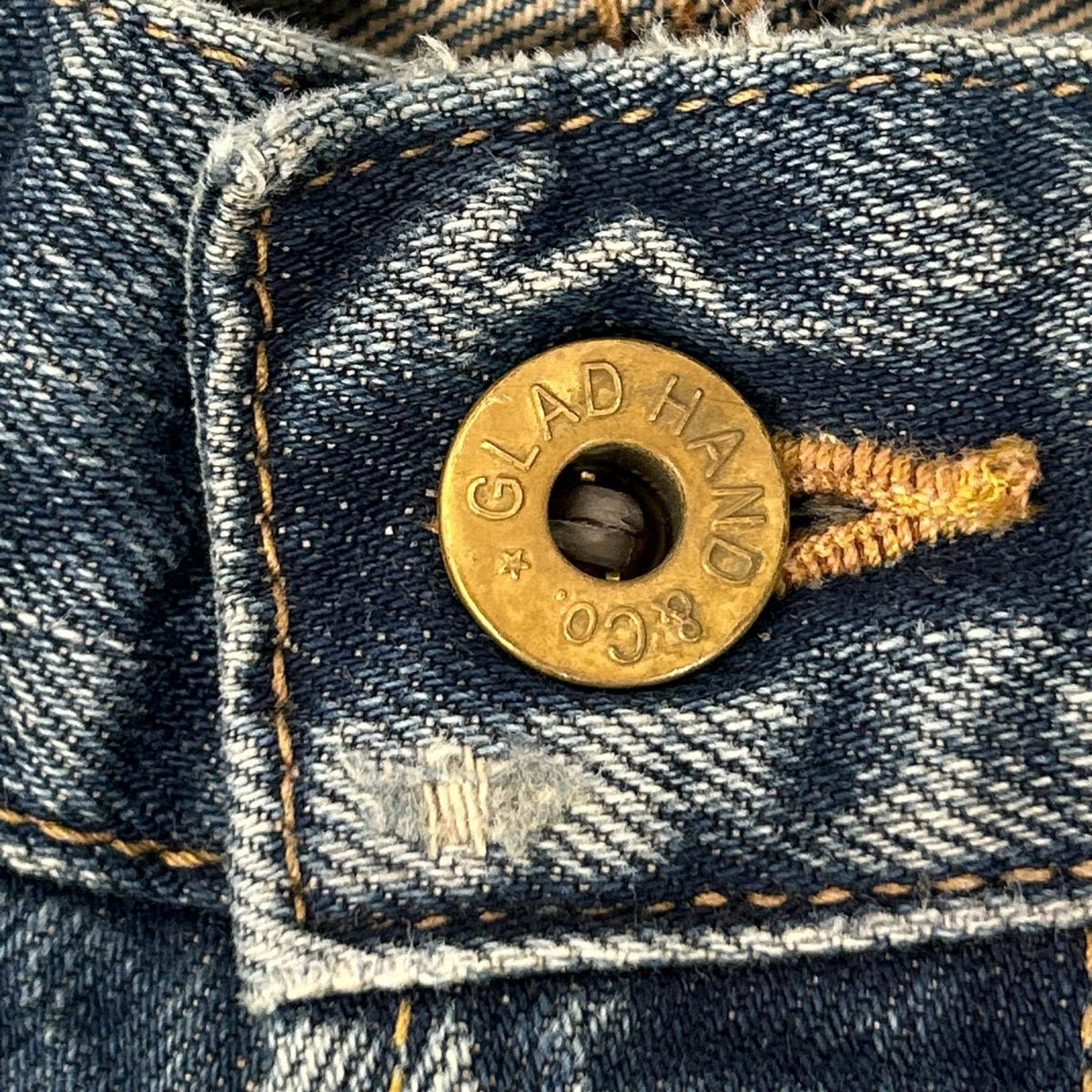 GLADHAND Gladden Selvedge Distressed Jeans Indigo Size 30