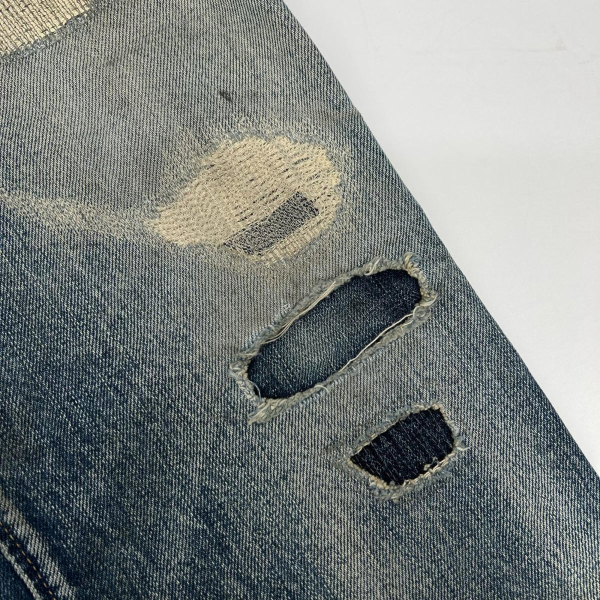 GLADHAND Gladden Selvedge Distressed Jeans Indigo Size 30