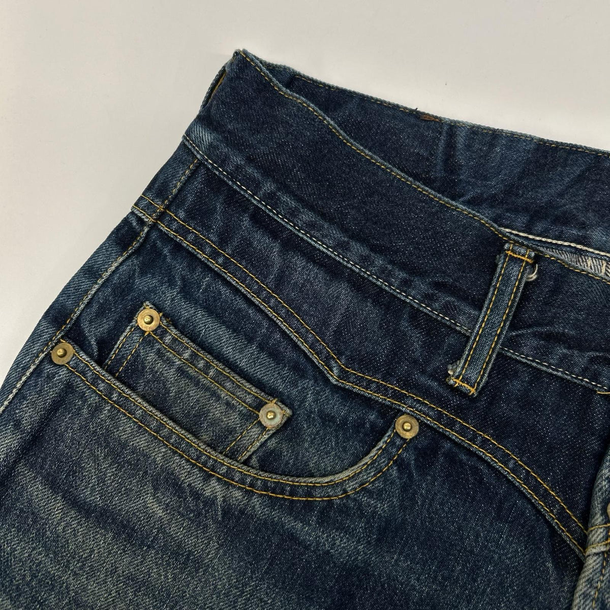 GANGSTERVILLE Iron Cross Embroidery Jeans Indigo Size 30