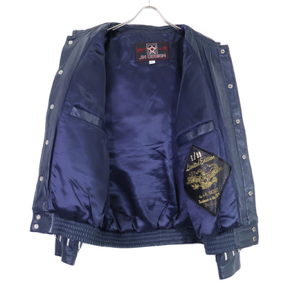 JEFF HAMILTON 90s Yankees Championship Leather Jacket Size L