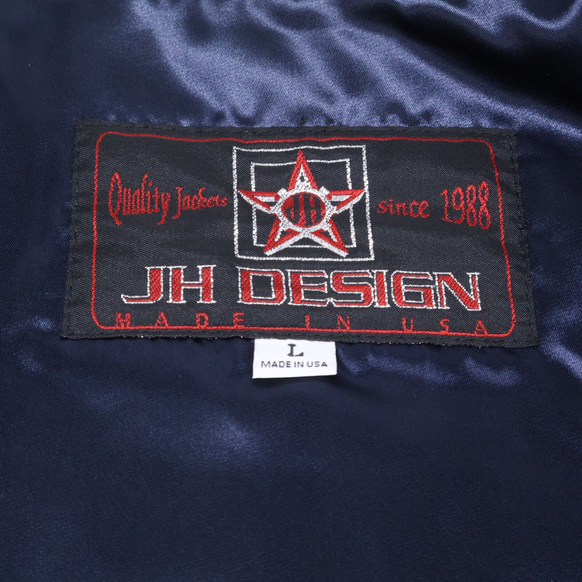 JEFF HAMILTON 90s Yankees Championship Leather Jacket Size L