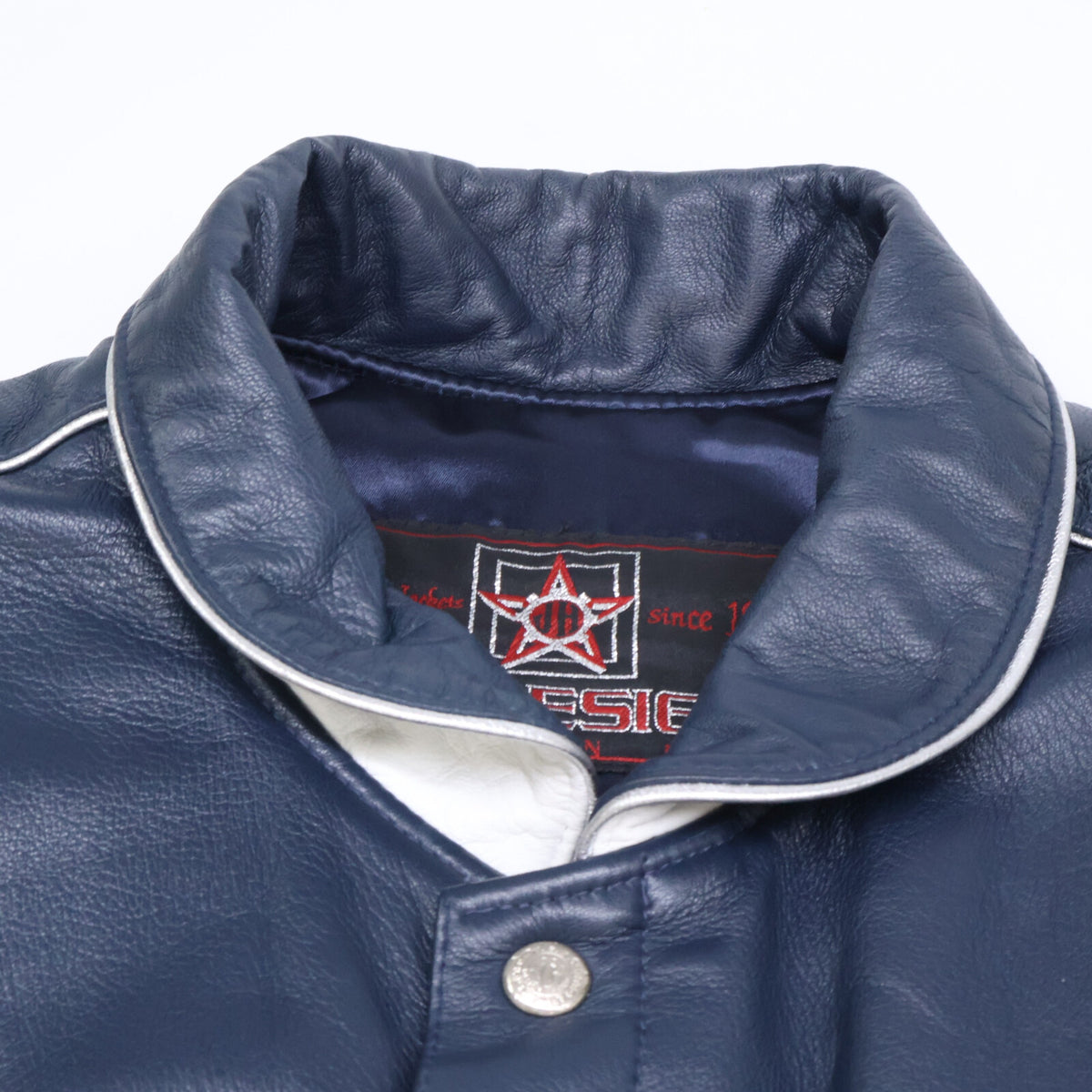 JEFF HAMILTON 90s Yankees Championship Leather Jacket Size L