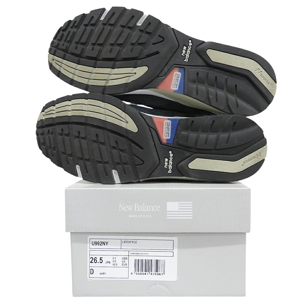 NEW BALANCE ABZORB SBS U992NY Mesh Sneakers Size 8 1/2(US)