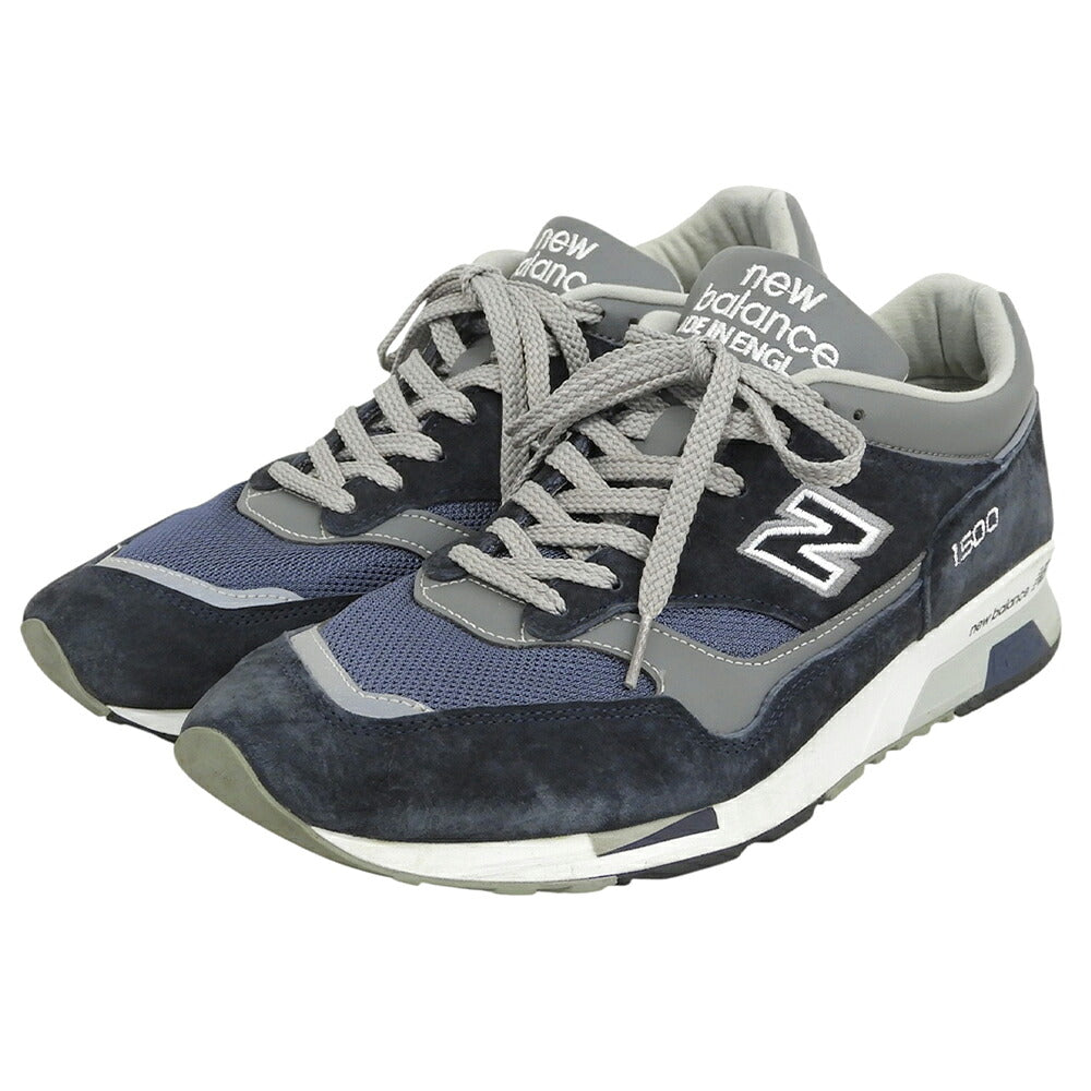 NEW BALANCE M1500PNV Pigskin Suede Sneakers Navy Size 12(US)