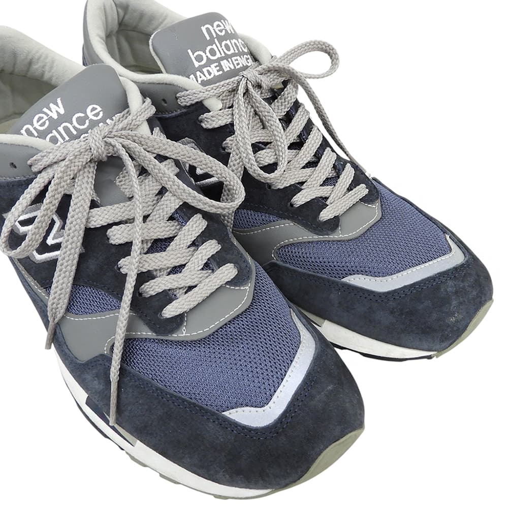 NEW BALANCE M1500PNV Pigskin Suede Sneakers Navy Size 12(US)