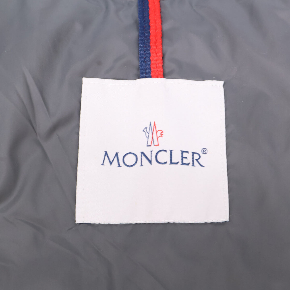 MONCLER MONTGENEVRE Wool Hooded Down Jacket Gray Size 3