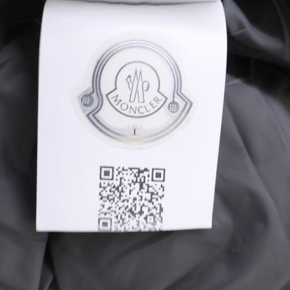MONCLER MONTGENEVRE Wool Hooded Down Jacket Gray Size 3