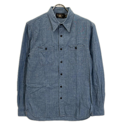 RRL Indigo Chambray Work Shirt Blue Size S