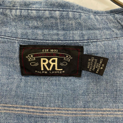 RRL Indigo Chambray Work Shirt Blue Size S