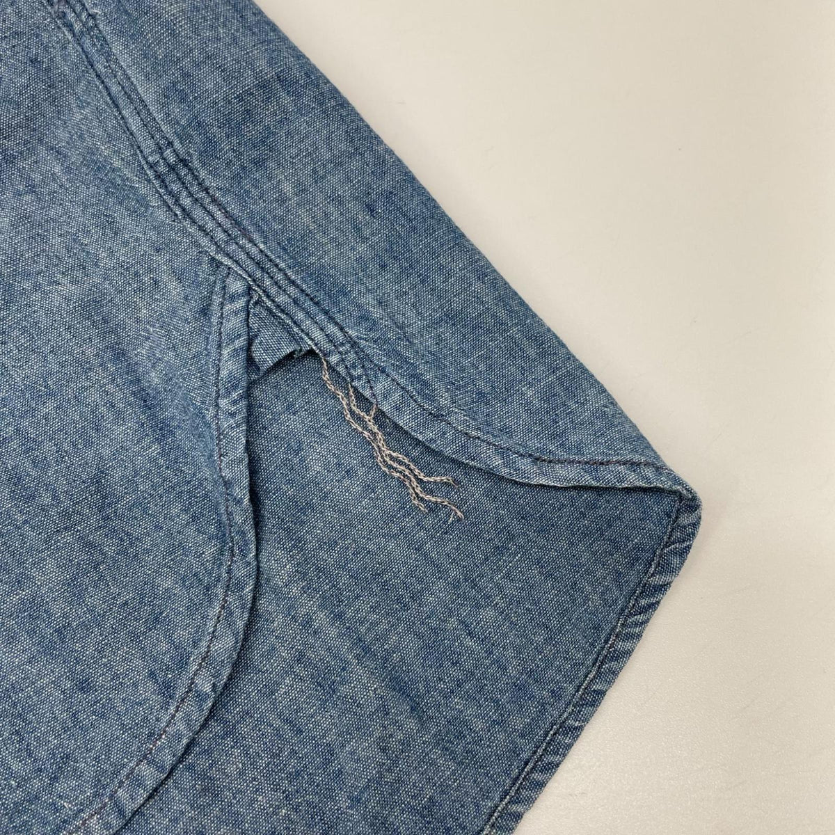 RRL Indigo Chambray Work Shirt Blue Size S