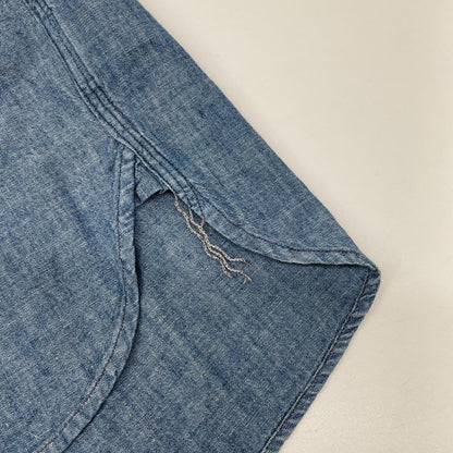 RRL Indigo Chambray Work Shirt Blue Size S
