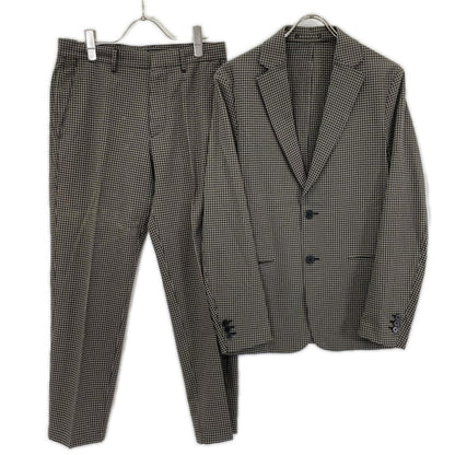 Theory Brown Seersucker Check Suit Set Size 36/28