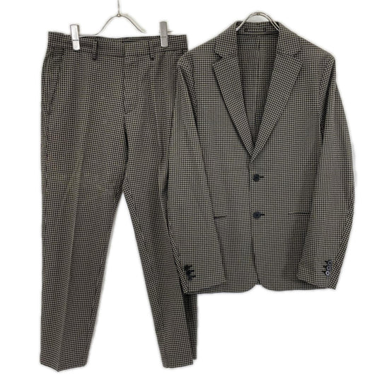 Theory Brown Seersucker Check Suit Set Size 36/28