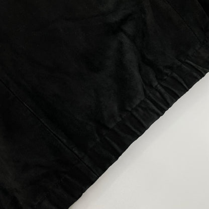 Theory Black Suede Zip Up Jacket Size M
