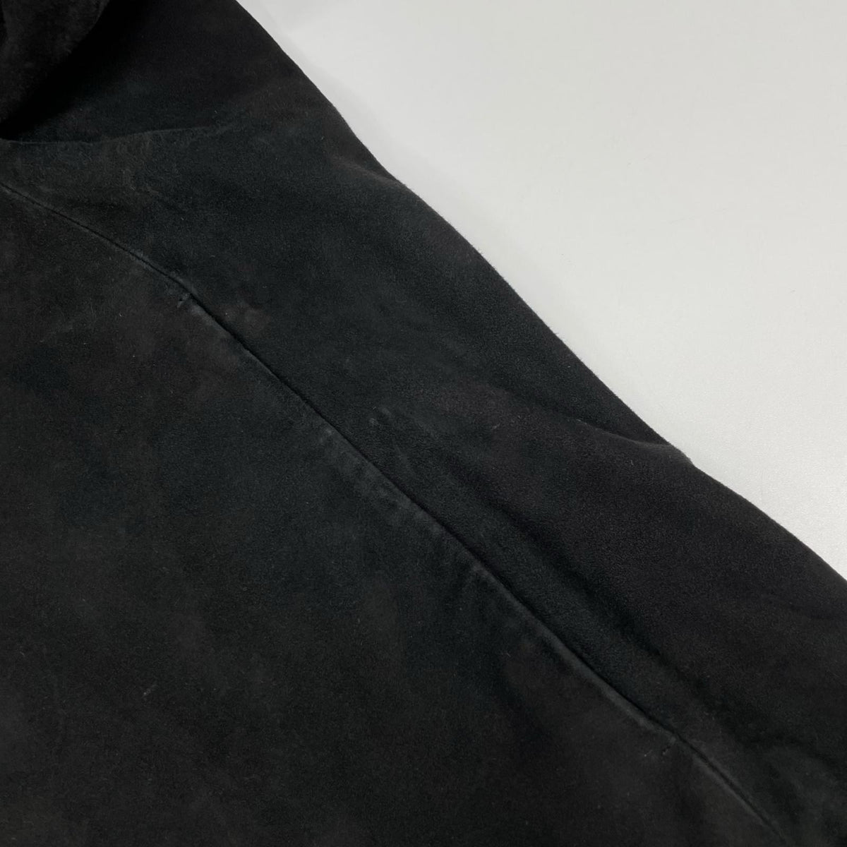 Theory Black Suede Zip Up Jacket Size M