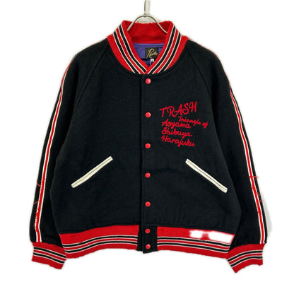 needles Deconstructed Lettered Jacket Melton Black Size L