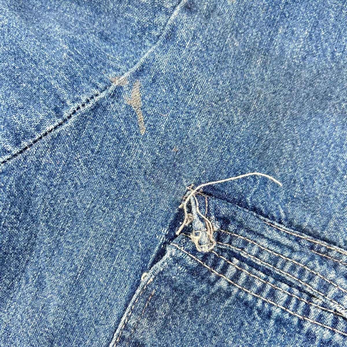 VINTAGE 60s-70s Indigo TALON Zipper Jeans
