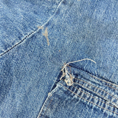 VINTAGE 60s-70s Indigo TALON Zipper Jeans