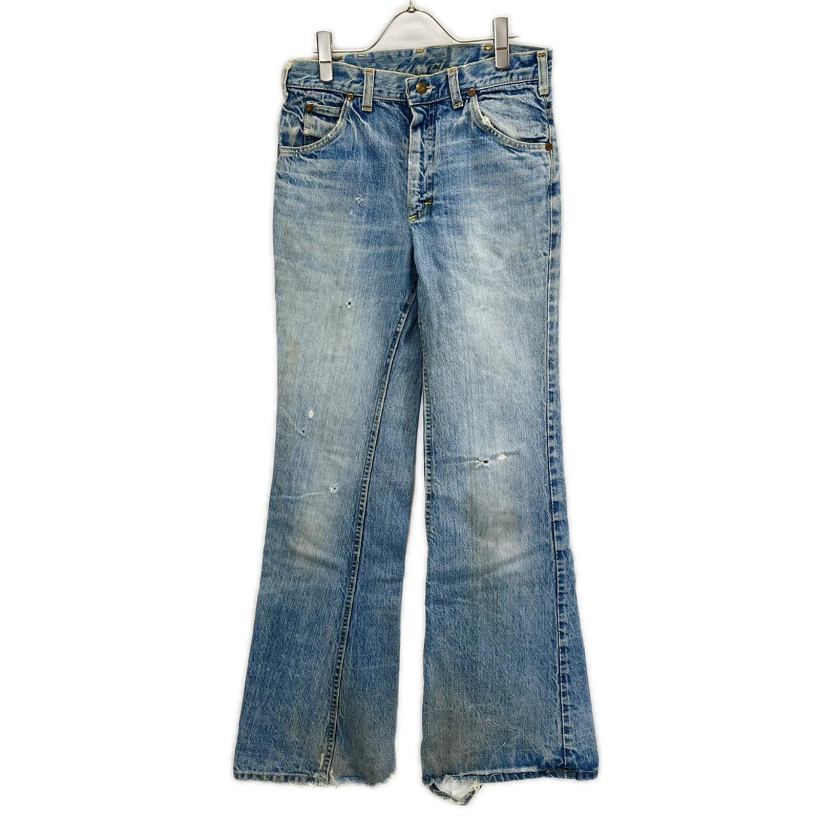 Lee 70s-80s Indigo 42TALON Zipper Flare Denim
