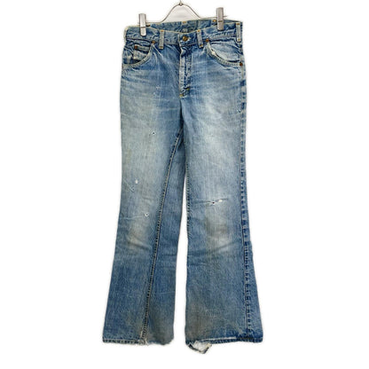 Lee 70s-80s Indigo 42TALON Zipper Flare Denim
