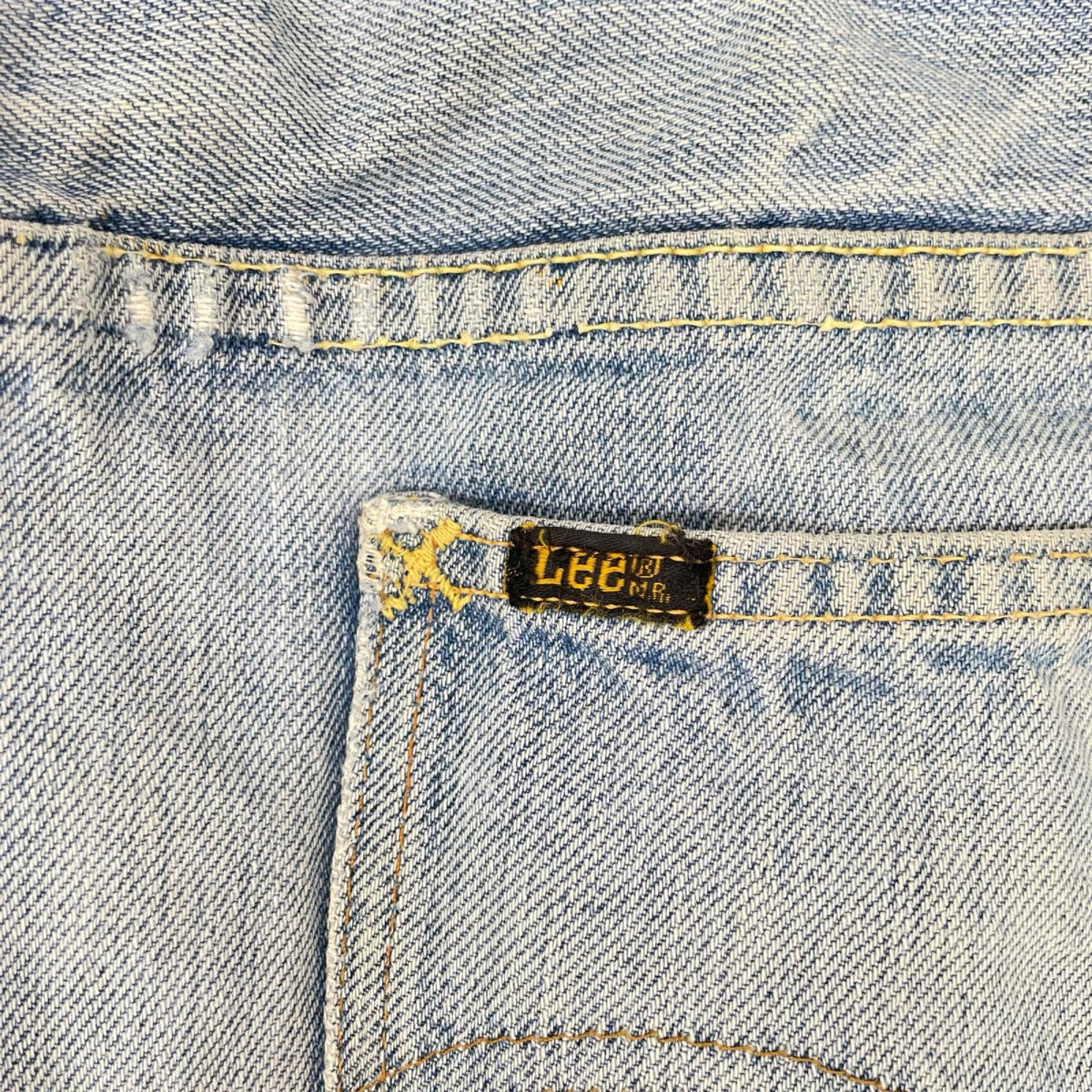 Lee 70s-80s Indigo 42TALON Zipper Flare Denim