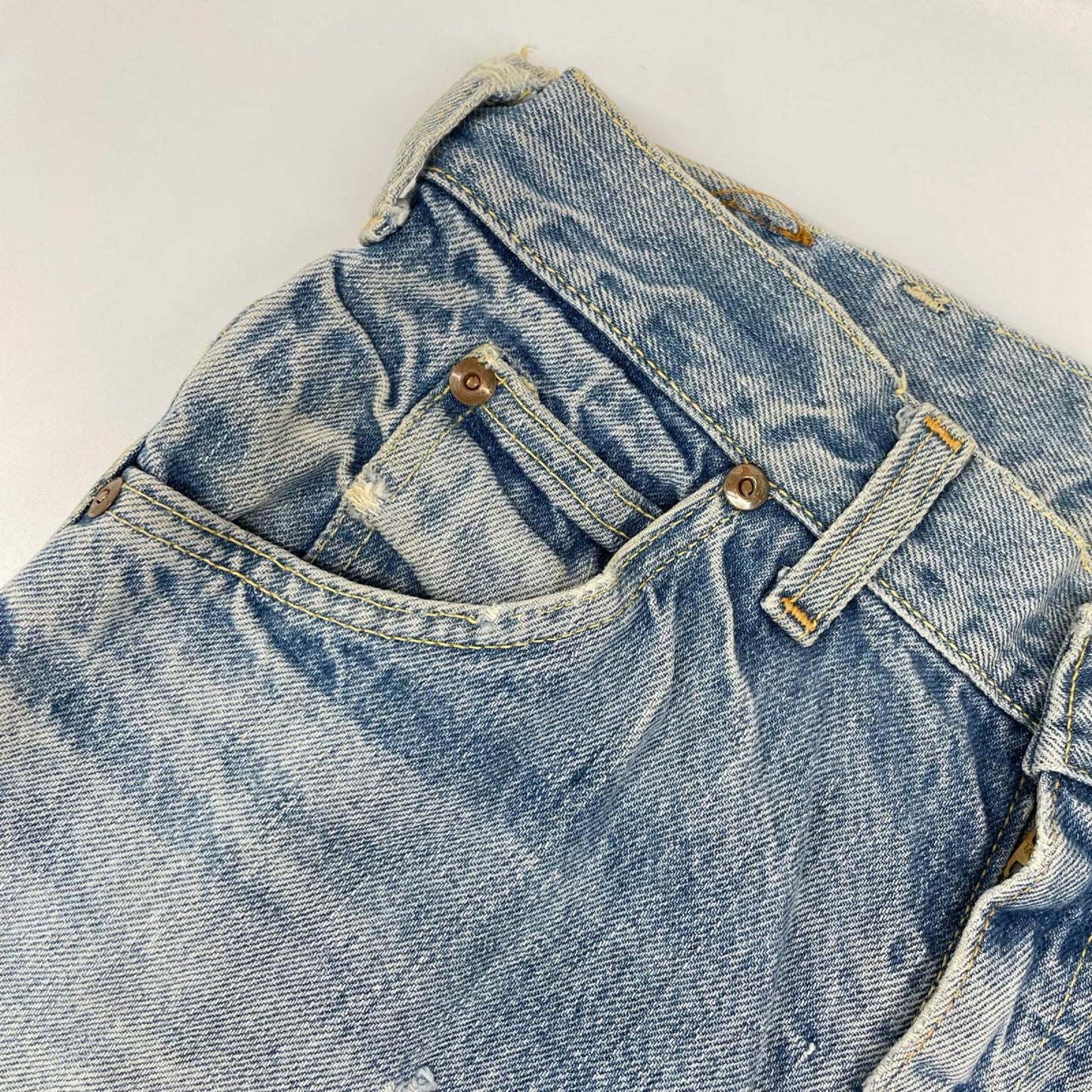 Lee 70s-80s Indigo 42TALON Zipper Flare Denim