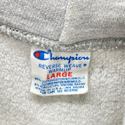 Champion 80s USA RUTGERS Reverse Weave Hoodie Gray Size L