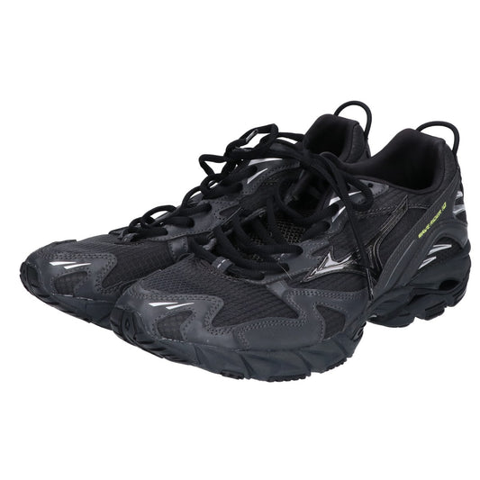 MIZUNO x emmi WAVE RIDER 10 Black Sneakers Size 25.5cm