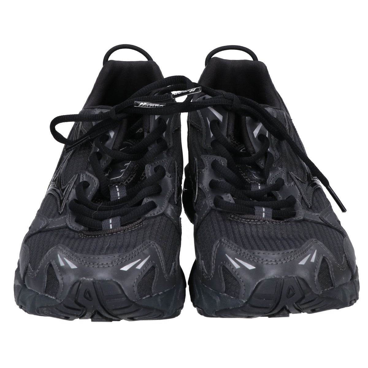 MIZUNO x emmi WAVE RIDER 10 Black Sneakers Size 25.5cm