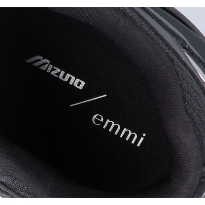 MIZUNO x emmi WAVE RIDER 10 Black Sneakers Size 25.5cm