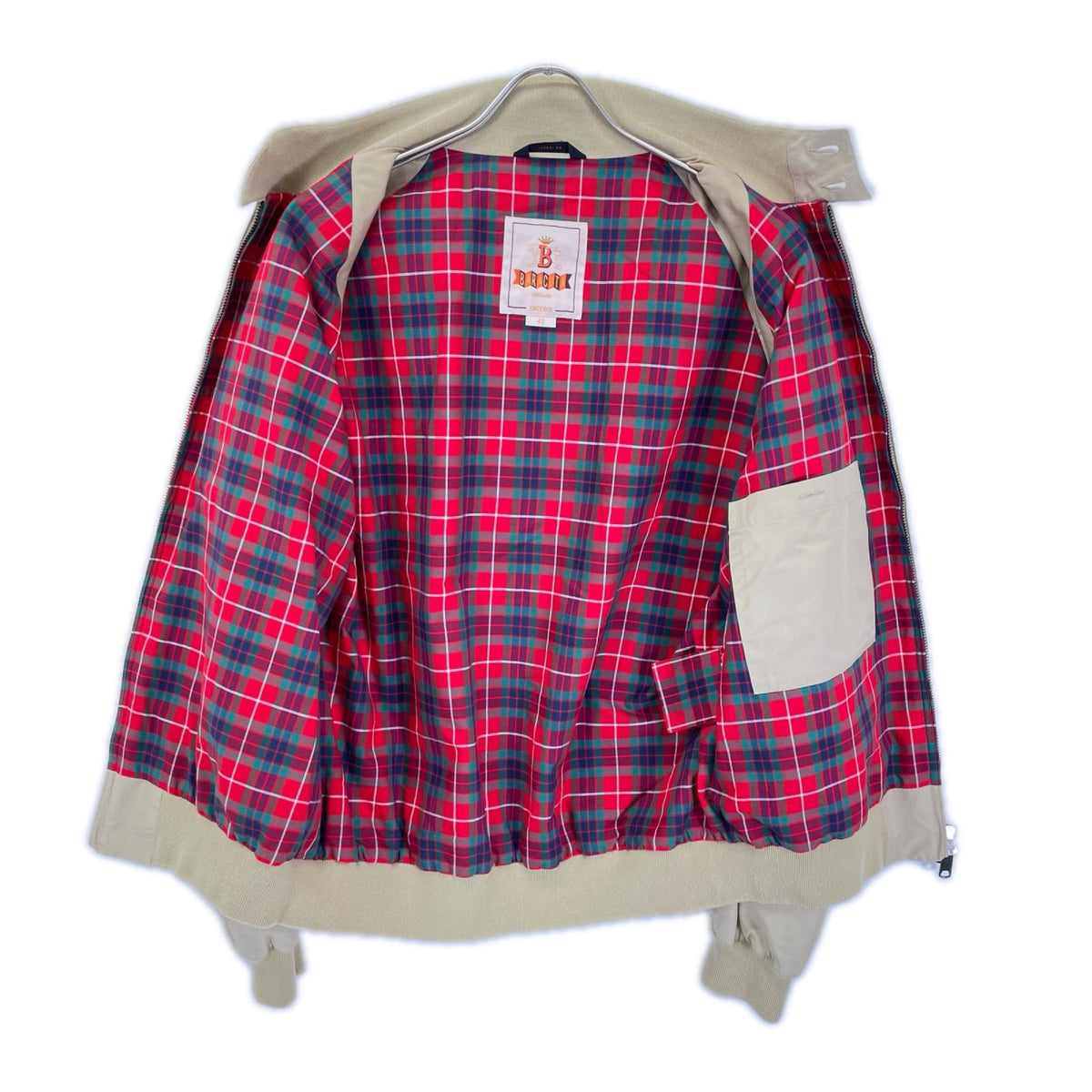 BARACUTA G9 Khaki Harrington Jacket UK Made Size 42