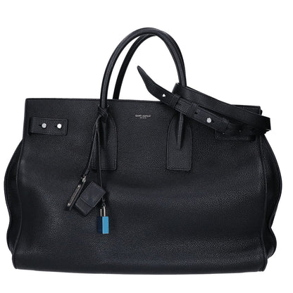 SAINT LAURENT PARIS Sac De Jour Souple Large Bag Black