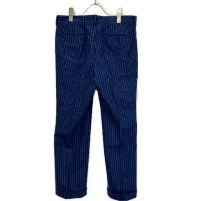 UNIVERSAL LANGUAGE Blue Wool Stripe 2-Piece Suit Size 44