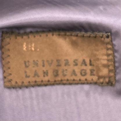 UNIVERSAL LANGUAGE Blue Wool Stripe 2-Piece Suit Size 44
