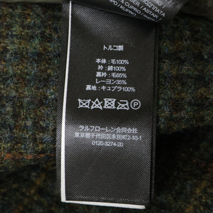 RRL 23AW Velvet Collar Plaid Shetland Twill Coat Size XS