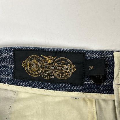 RRL Italian Indigo Stripe Tapered Slacks Size 28